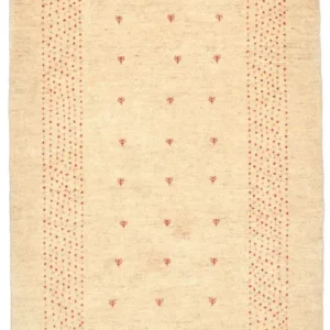 Biegacz Dywan Gabbeh - Loribaft Perski - 197 x 84 cm - natura