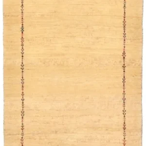 Biegacz Dywan Gabbeh - Loribaft Perski - 199 x 79 cm - natura