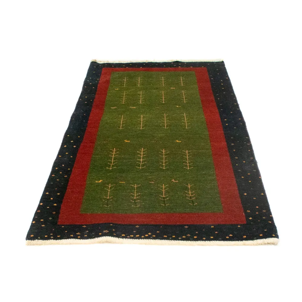 Biegacz Dywan Gabbeh - Loribaft Perski - 203 x 94 cm - wielokolorowy