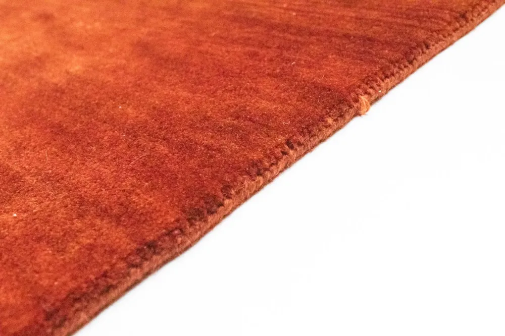 Biegacz Dywan Gabbeh - Loribaft Perski - 266 x 70 cm - czerwony