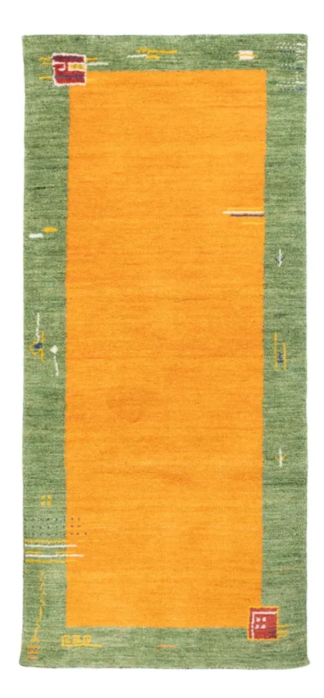Biegacz Dywan Gabbeh - Miękki - 200 x 80 cm - pomarańczowy