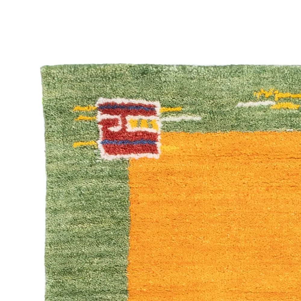 Biegacz Dywan Gabbeh - Miękki - 200 x 80 cm - pomarańczowy