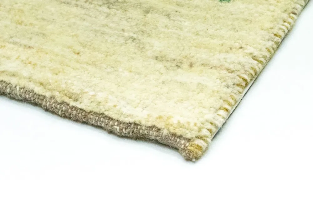 Biegacz Dywan Gabbeh - perski - 184 x 82 cm - beżowy