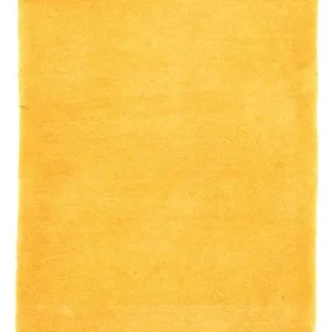 Biegacz Dywan Gabbeh - perski - 231 x 87 cm - żółty