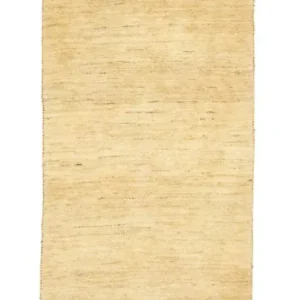Biegacz Dywan Gabbeh - perski - 293 x 82 cm - beżowy