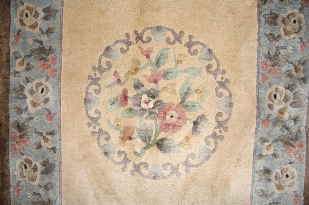 Biegacz Dywan z jedwabiu - jedwab chiński - 337 x 70 cm - wielokolorowy