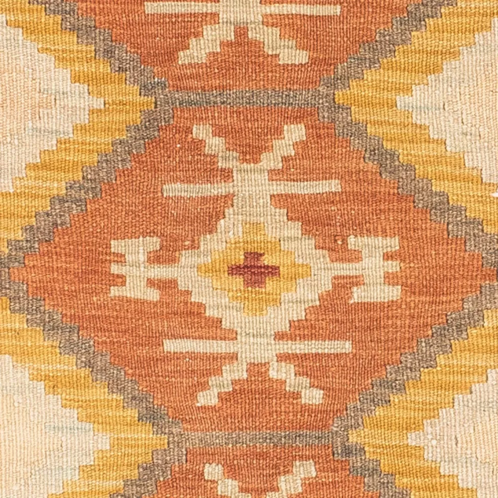 Biegacz Dywan Kelim - Orientalny - 190 x 71 cm - beżowy