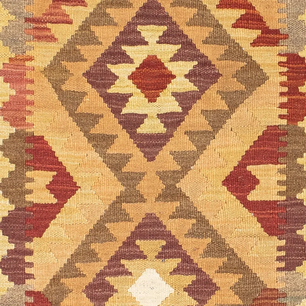 Biegacz Dywan Kelim - Orientalny - 191 x 77 cm - jasnobrązowy