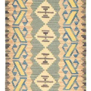 Biegacz Dywan Kelim - Orientalny - 192 x 80 cm - wielokolorowy