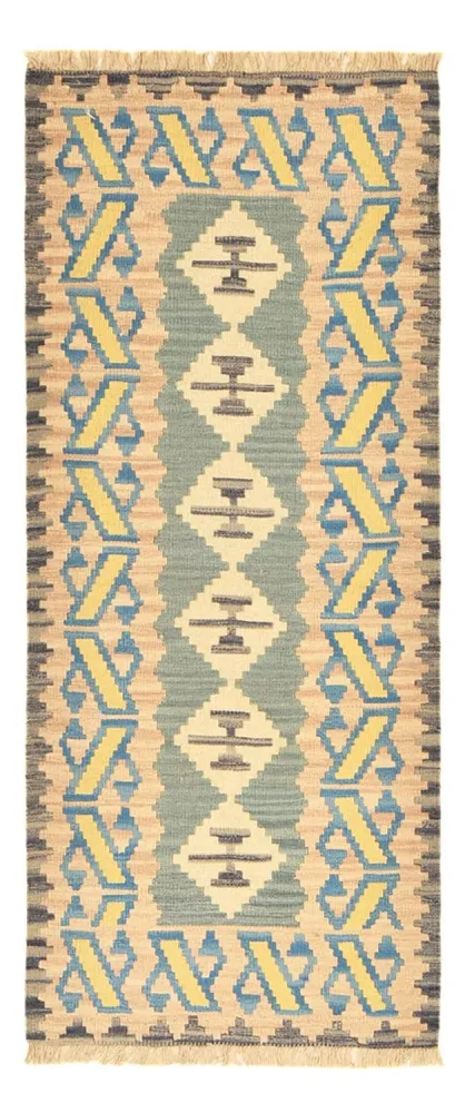 Biegacz Dywan Kelim - Orientalny - 192 x 80 cm - wielokolorowy