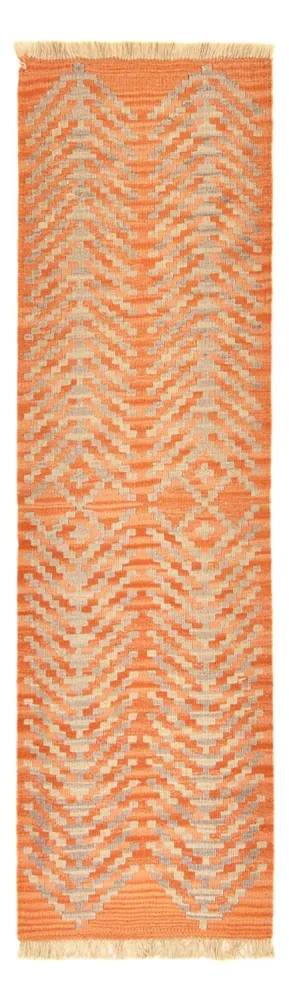 Biegacz Dywan Kelim - Orientalny - 193 x 58 cm - wielokolorowy