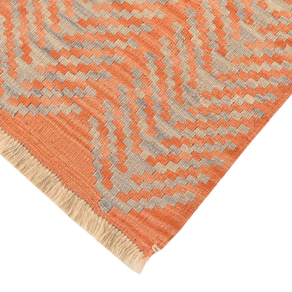 Biegacz Dywan Kelim - Orientalny - 193 x 58 cm - wielokolorowy
