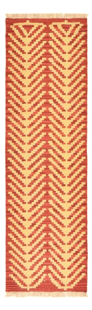 Biegacz Dywan Kelim - Orientalny - 195 x 59 cm - wielokolorowy