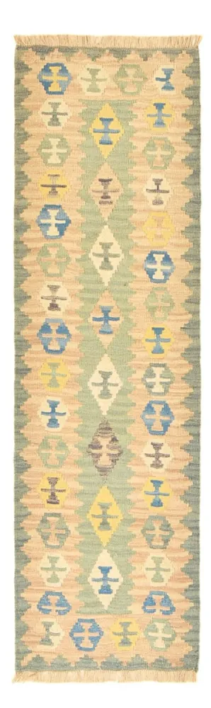 Biegacz Dywan Kelim - Orientalny - 195 x 60 cm - wielokolorowy