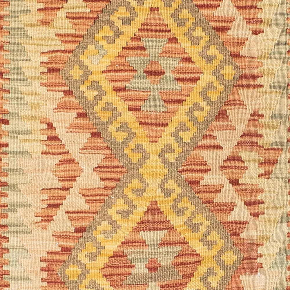 Biegacz Dywan Kelim - Orientalny - 197 x 72 cm - beżowy