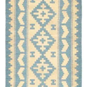 Biegacz Dywan Kelim - Orientalny - 199 x 62 cm - wielokolorowy