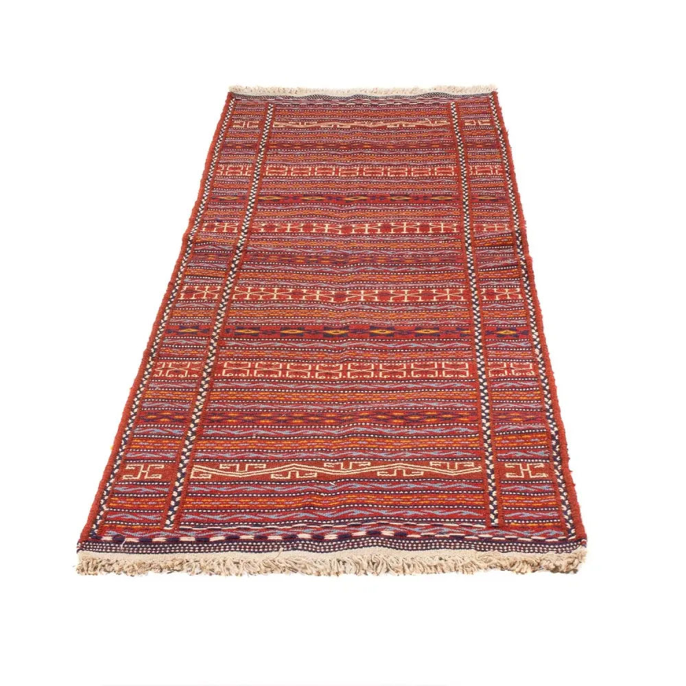 Biegacz Dywan Kelim - Orientalny - 200 x 70 cm - wielokolorowy