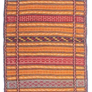 Biegacz Dywan Kelim - Orientalny - 200 x 70 cm - wielokolorowy