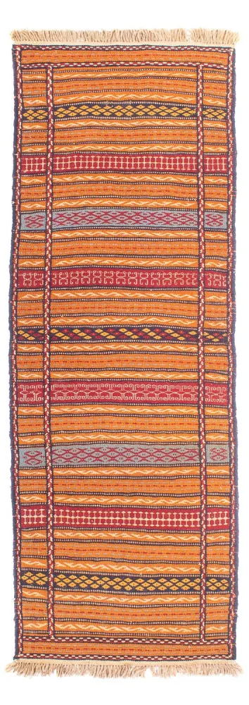 Biegacz Dywan Kelim - Orientalny - 200 x 70 cm - wielokolorowy
