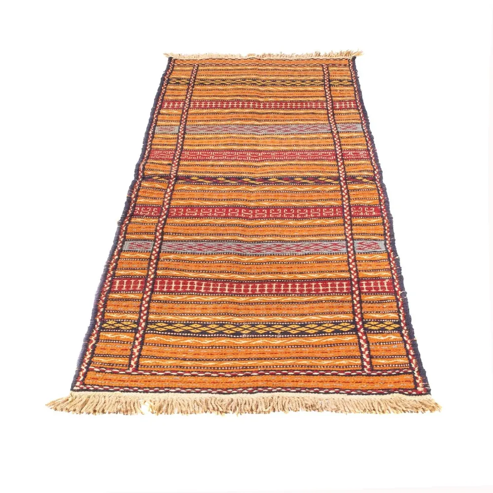 Biegacz Dywan Kelim - Orientalny - 200 x 70 cm - wielokolorowy