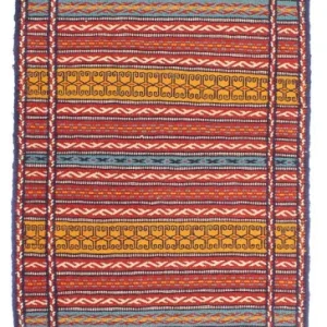 Biegacz Dywan Kelim - Orientalny - 200 x 70 cm - wielokolorowy
