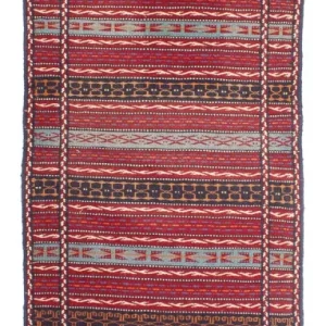 Biegacz Dywan Kelim - Orientalny - 200 x 70 cm - wielokolorowy