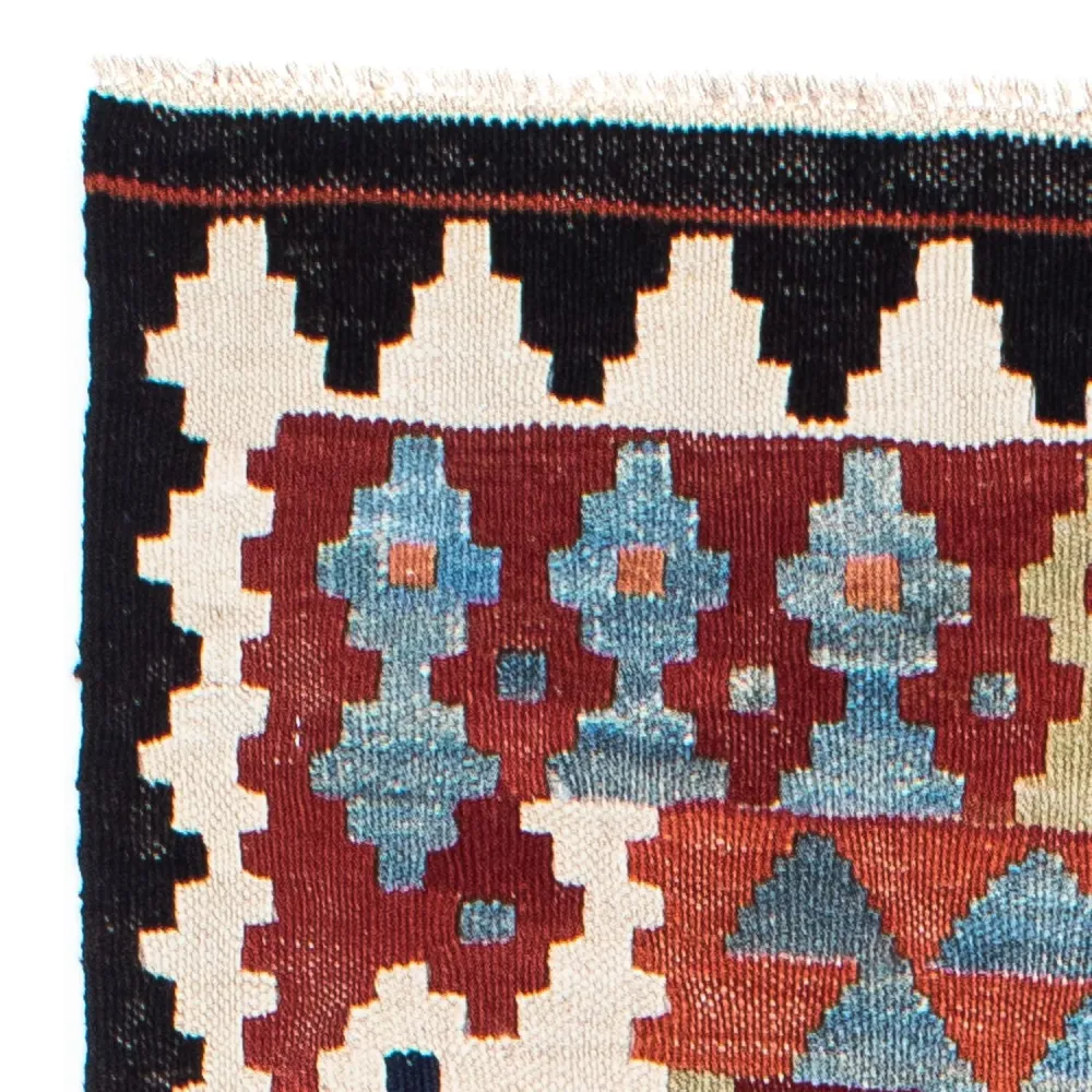 Biegacz Dywan Kelim - Orientalny - 222 x 100 cm - wielokolorowy