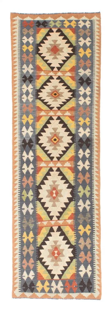 Biegacz Dywan Kelim - Orientalny - 230 x 69 cm - beżowy