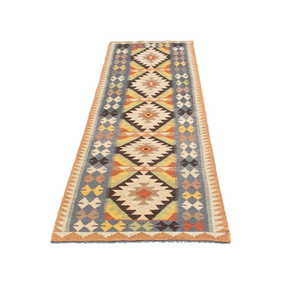 Biegacz Dywan Kelim - Orientalny - 230 x 69 cm - beżowy