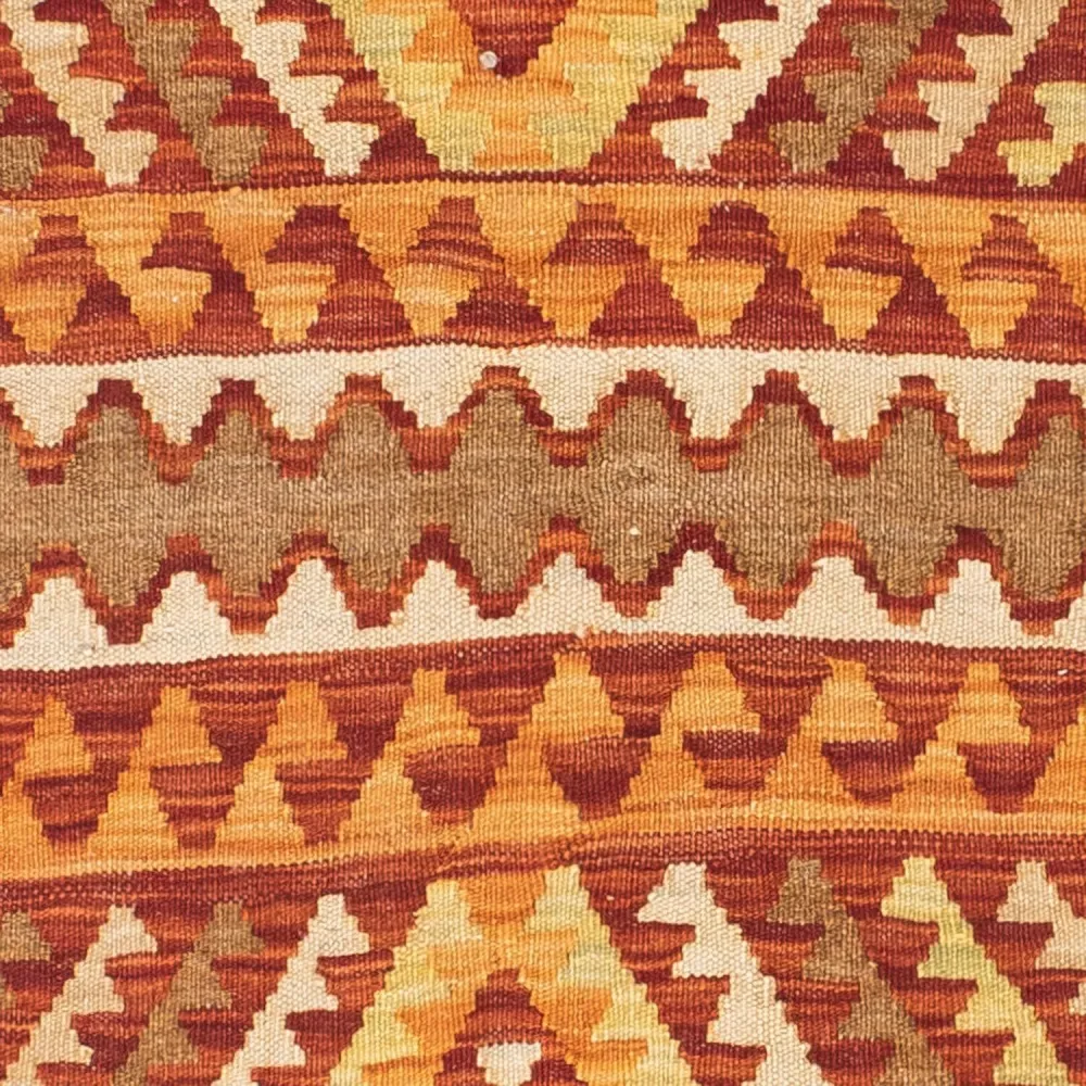 Biegacz Dywan Kelim - Orientalny - 231 x 62 cm - brązowy