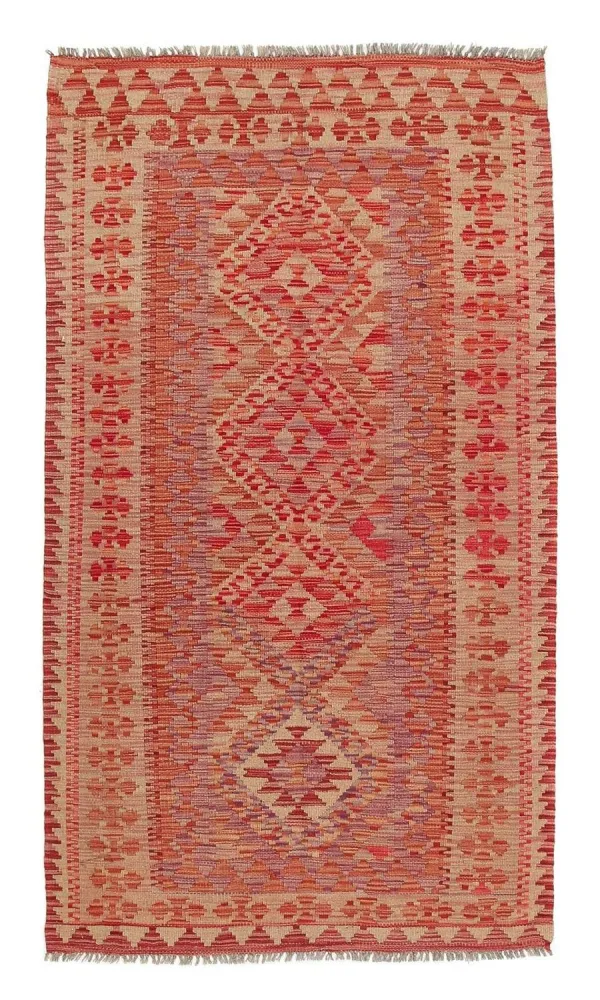 Biegacz Dywan Kelim - Splash - 185 x 101 cm - wielokolorowy
