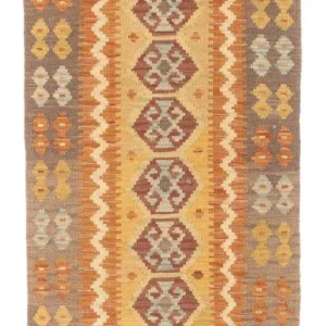 Biegacz Dywan Kelim - Splash - 192 x 67 cm - wielokolorowy