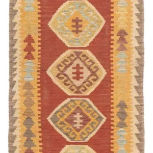 Biegacz Dywan Kelim - Splash - 192 x 63 cm - wielokolorowy