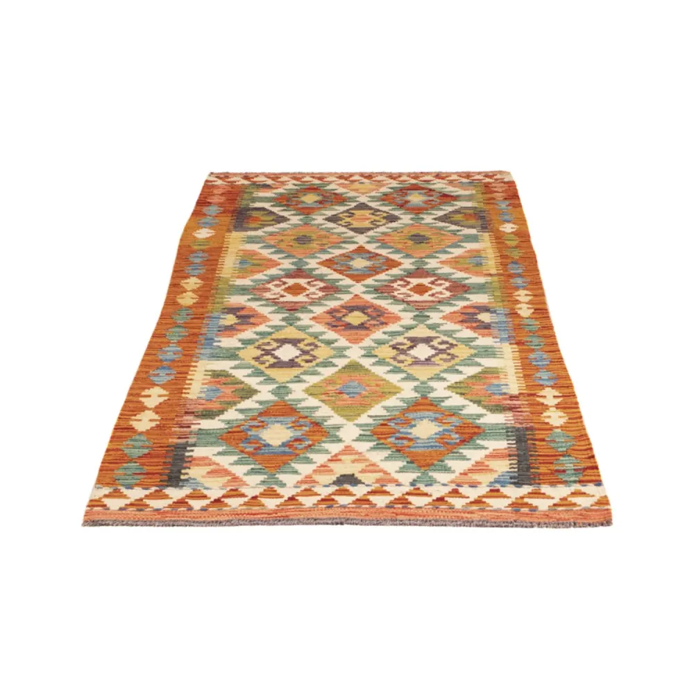 Biegacz Dywan Kelim - Splash - 202 x 86 cm - wielokolorowy