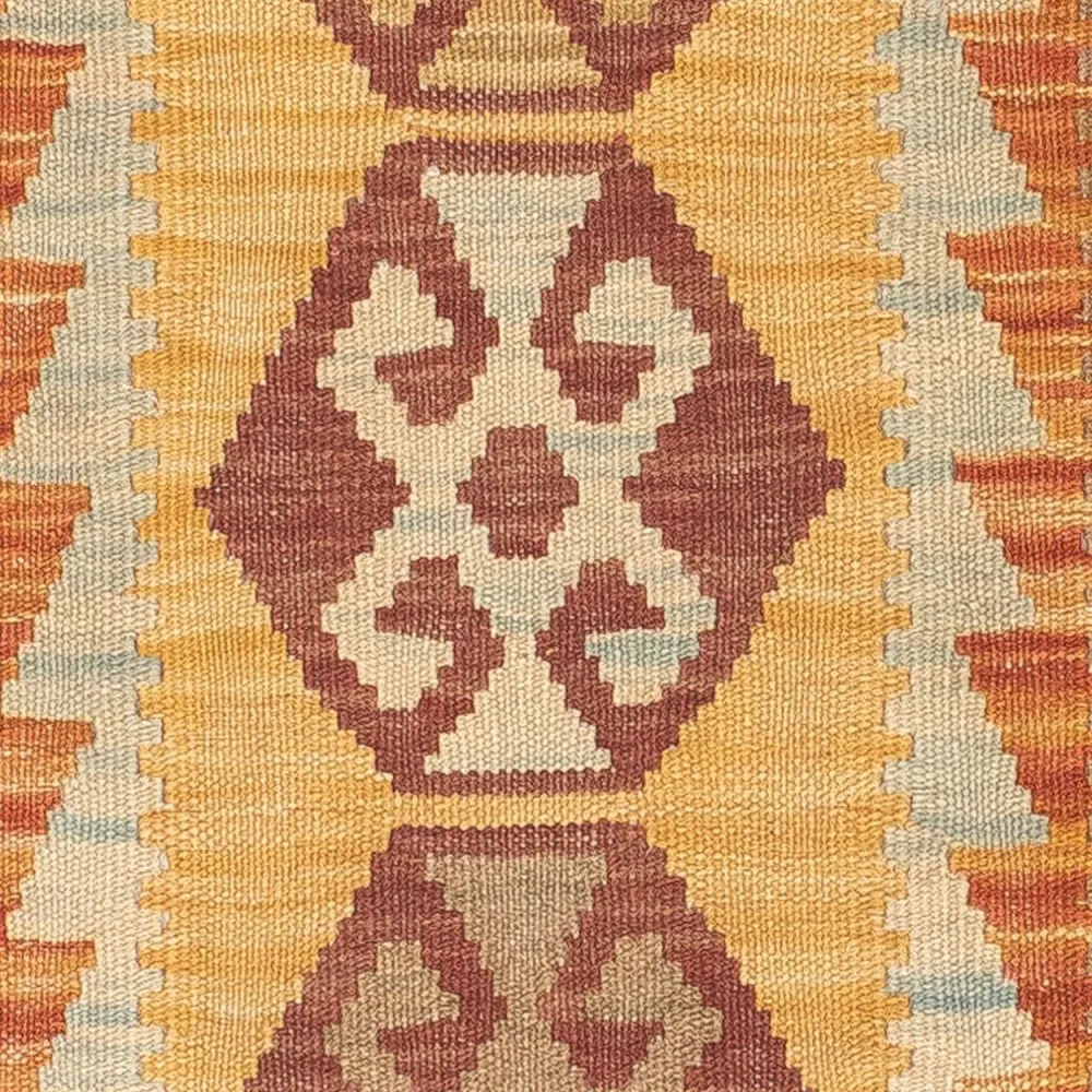 Biegacz Dywan Kelim - Splash - 204 x 65 cm - wielokolorowy