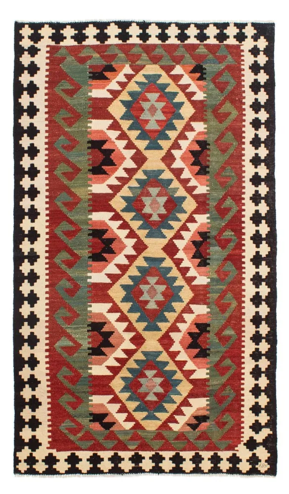 Biegacz Dywan Kelim - Splash - 224 x 129 cm - wielokolorowy