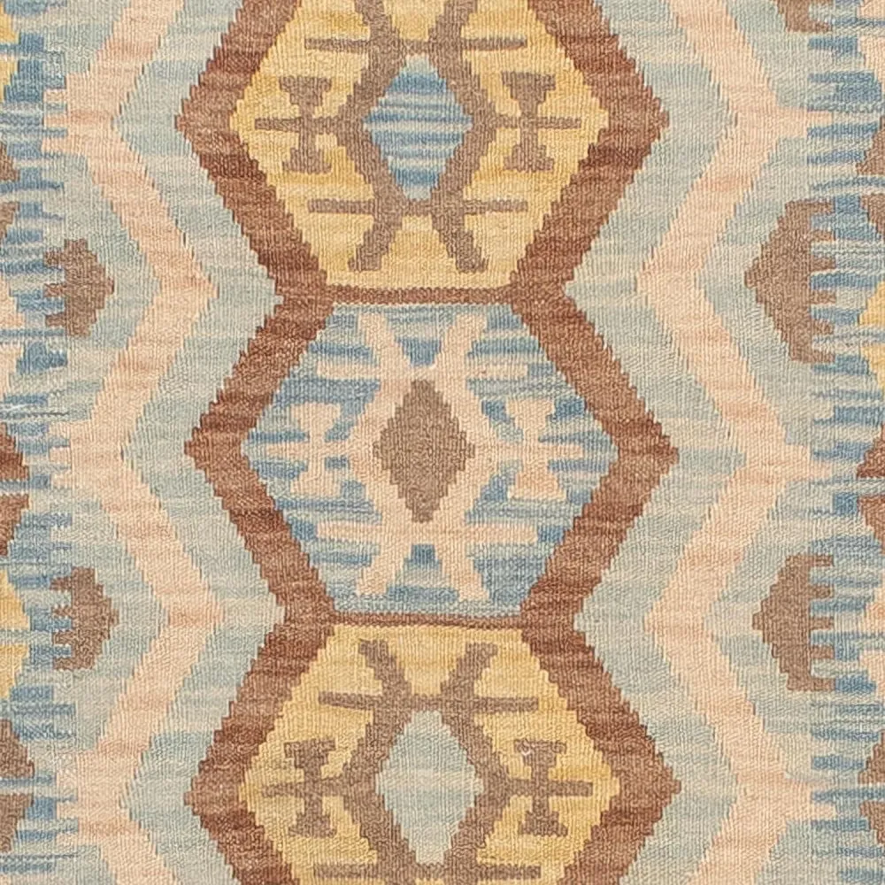 Biegacz Dywan Kelim - Splash - 302 x 80 cm - wielokolorowy