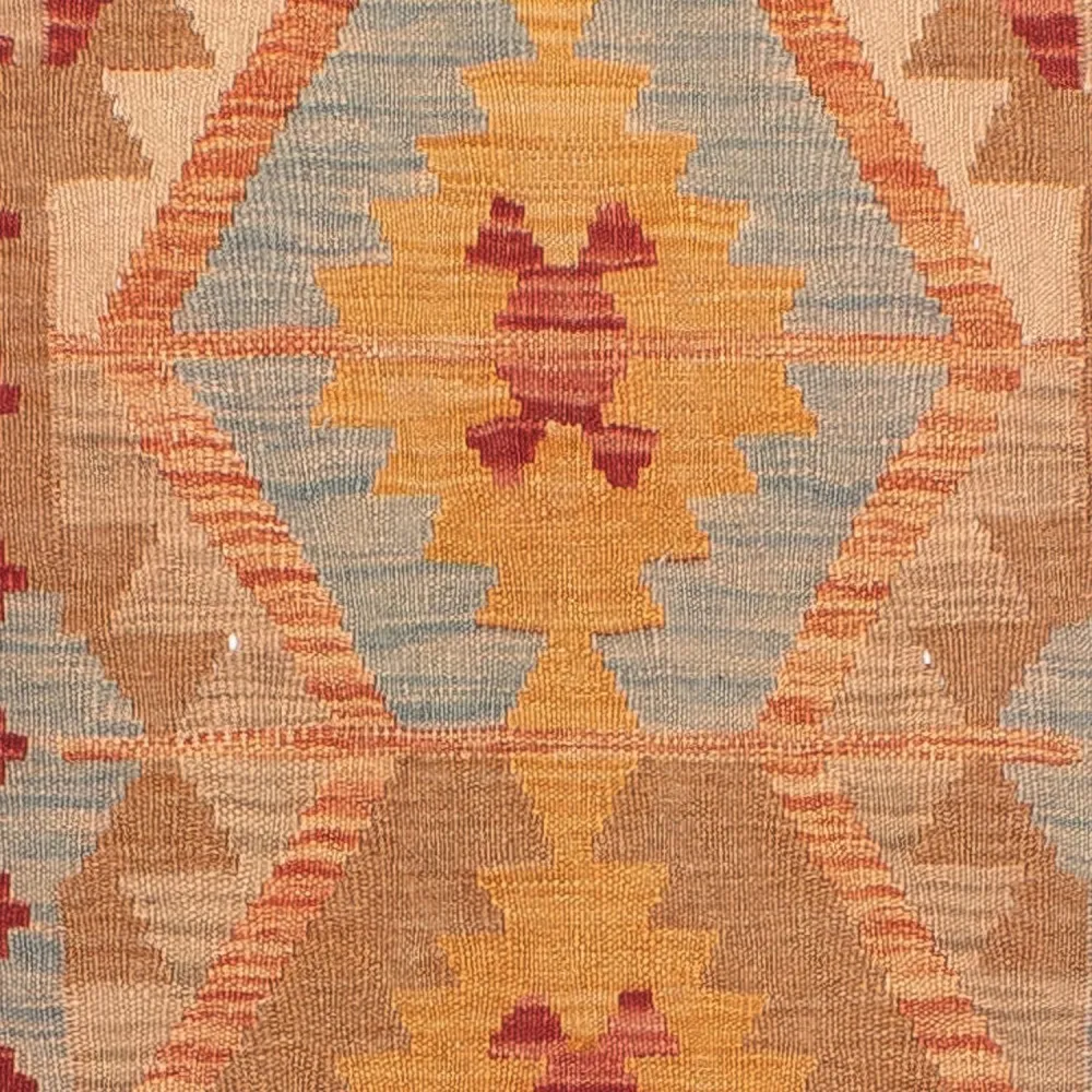 Biegacz Dywan Kelim - Splash - 389 x 81 cm - wielokolorowy