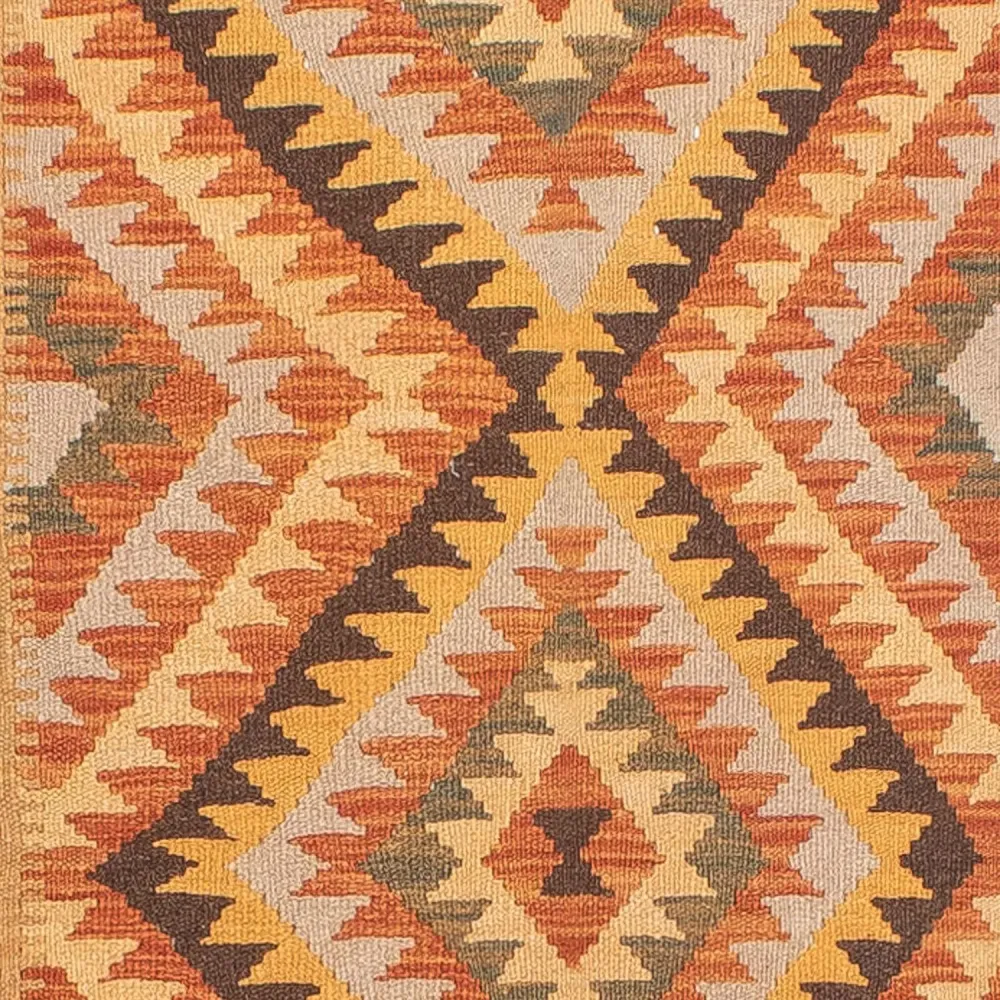 Biegacz Dywan Kelim - Splash - 394 x 76 cm - wielokolorowy