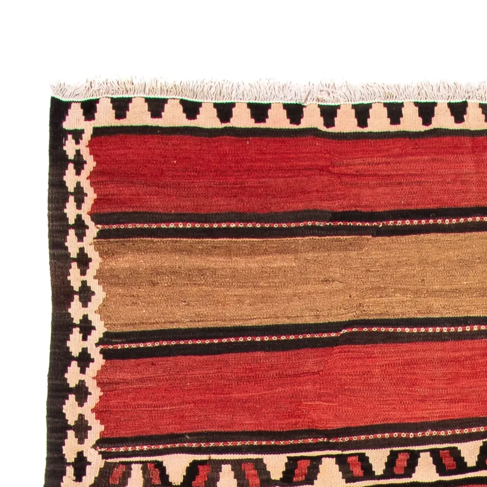 Biegacz Dywan Kelim - Stary - 300 x 145 cm - wielokolorowy