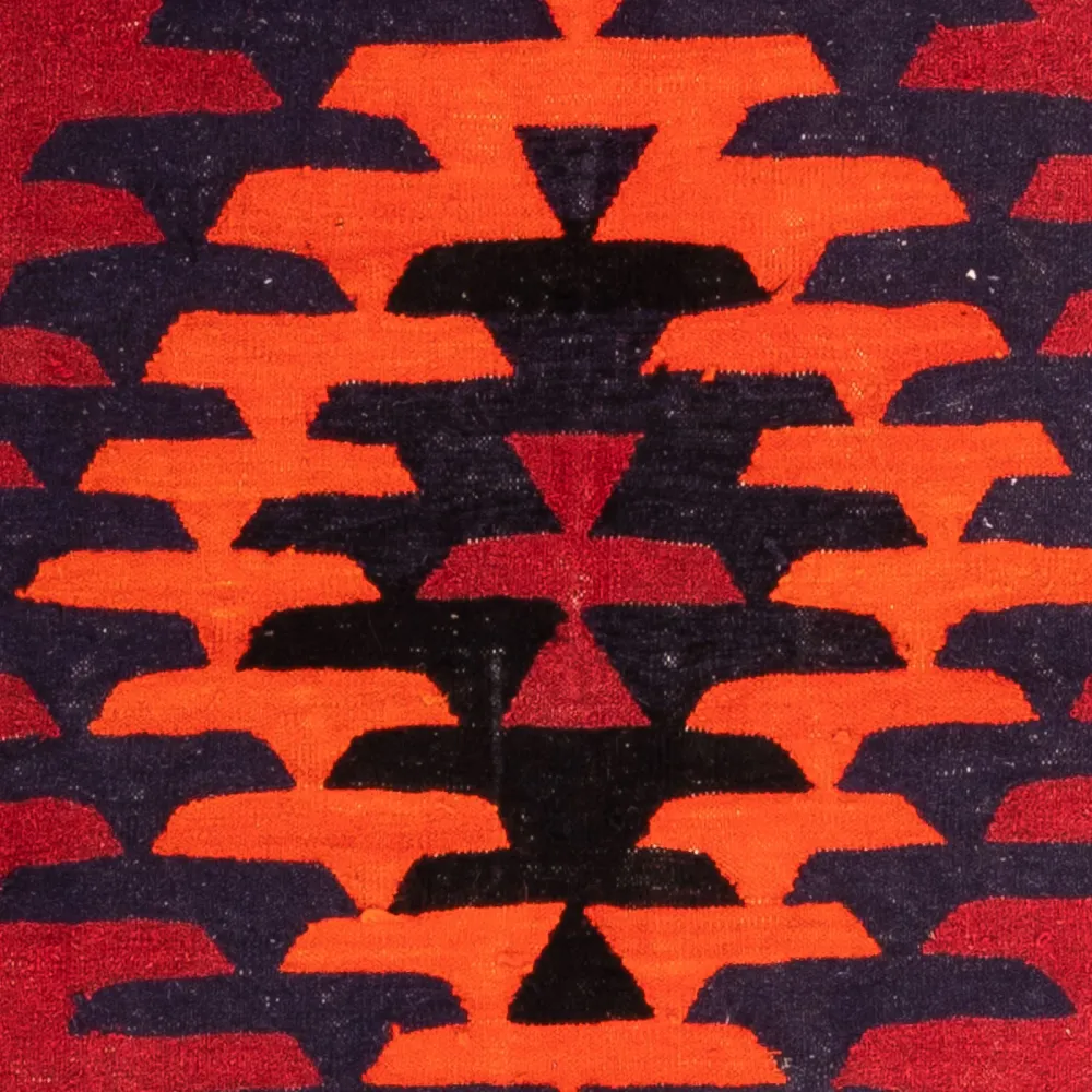 Biegacz Dywan Kelim - Stary - 320 x 120 cm - wielokolorowy