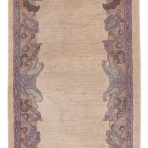 Biegacz Dywan z Nepalu - 265 x 75 cm - karmelowy