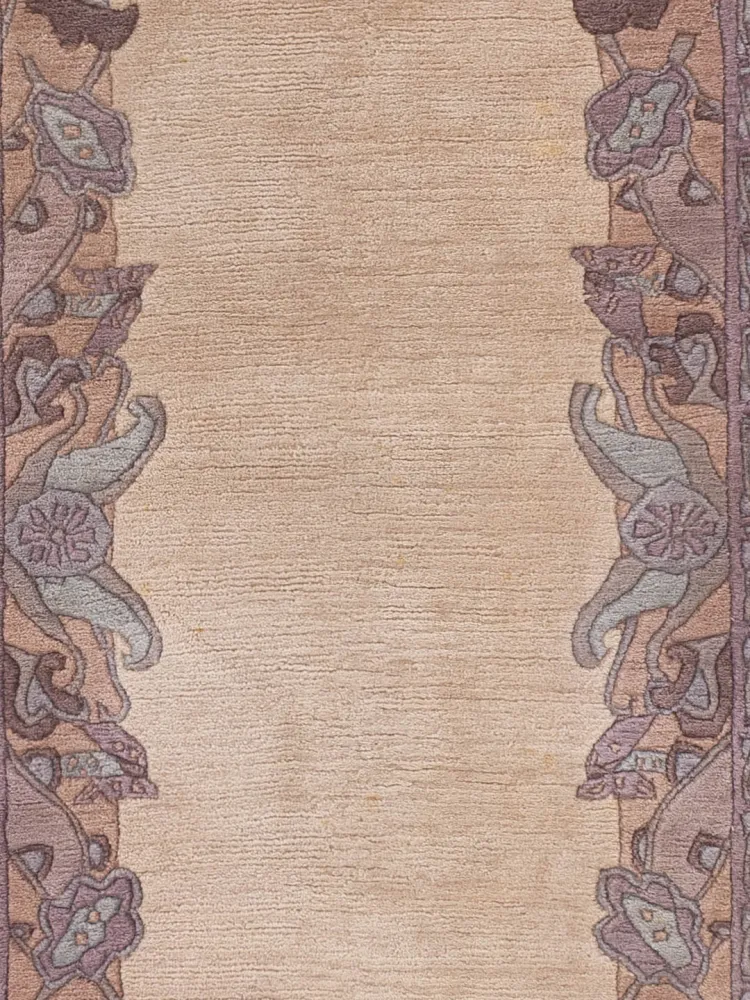 Biegacz Dywan z Nepalu - 265 x 75 cm - karmelowy