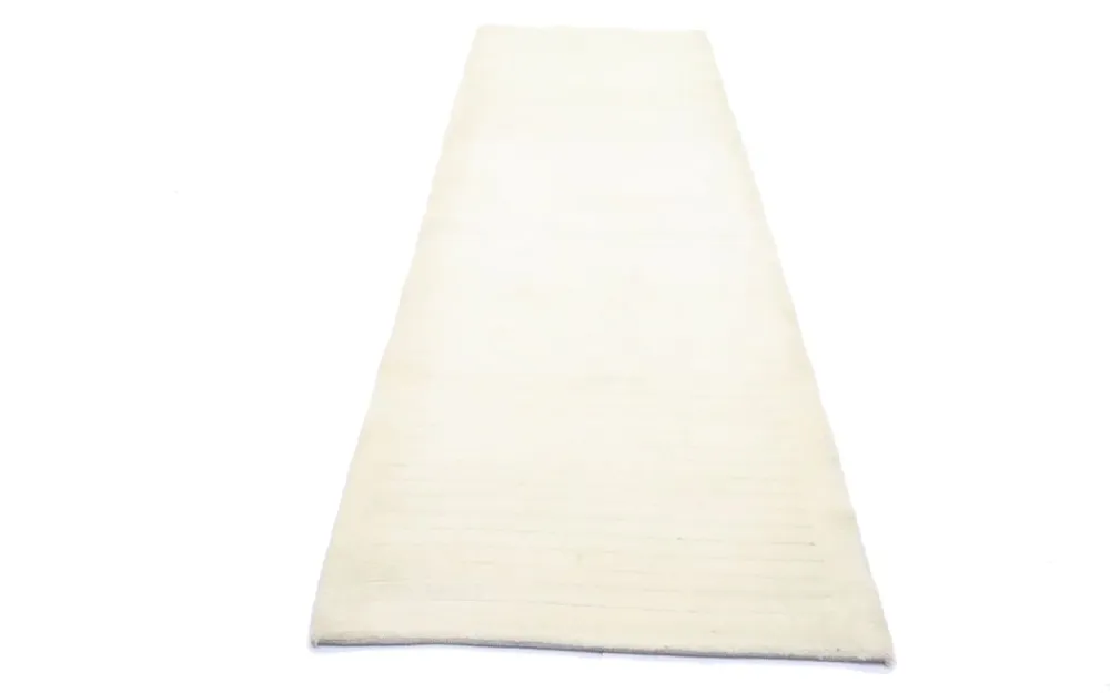 Biegacz Dywan z Nepalu - 280 x 88 cm - beżowy
