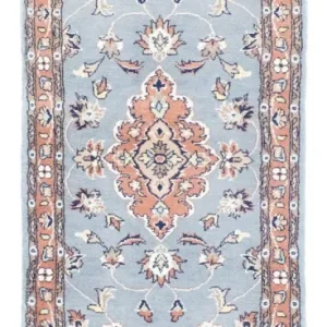 Biegacz Dywan orientalny - 187 x 63 cm - jasnoniebieski