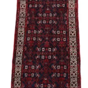 Biegacz Dywan orientalny - 403 x 87 cm - ciemnoniebieski