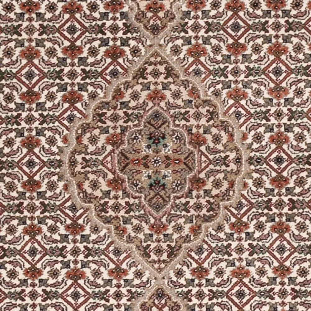 Biegacz Dywan orientalny - Tabriz - 315 x 84 cm - ciemny beż