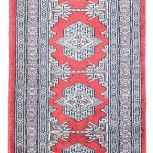 Biegacz Dywan pakistański - 160 x 50 cm - czerwony
