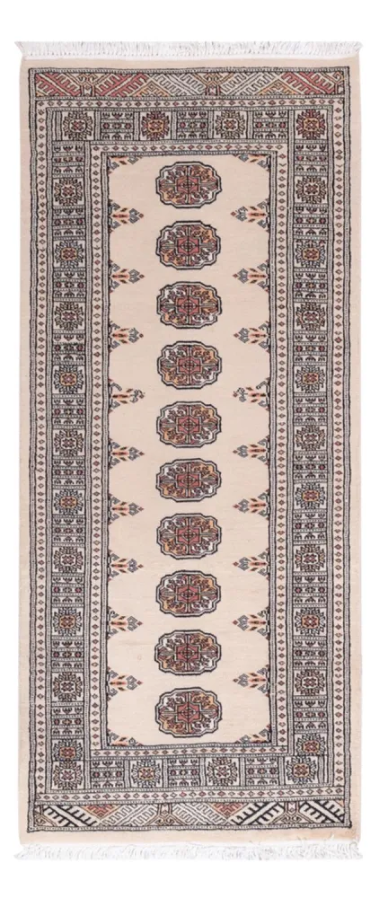 Biegacz Dywan pakistański - 182 x 77 cm - beżowy