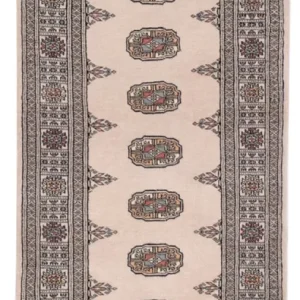 Biegacz Dywan pakistański - 193 x 77 cm - beżowy